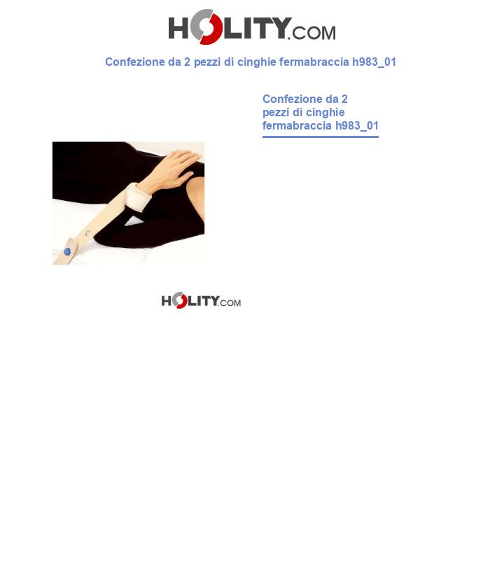 Confezione da 2 pezzi di cinghie fermabraccia h983_01