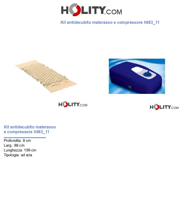 Kit antidecubito materasso e compressore h983_11