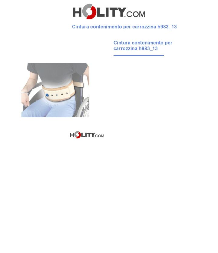 Cintura contenimento per carrozzina h983_13
