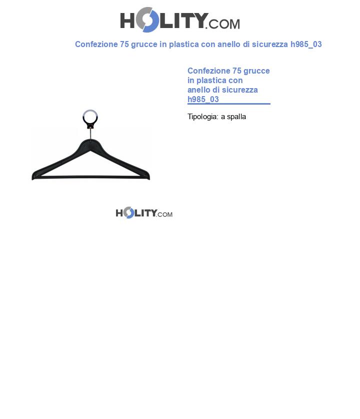 Confezione 75 grucce in plastica con anello di sicurezza h985_03
