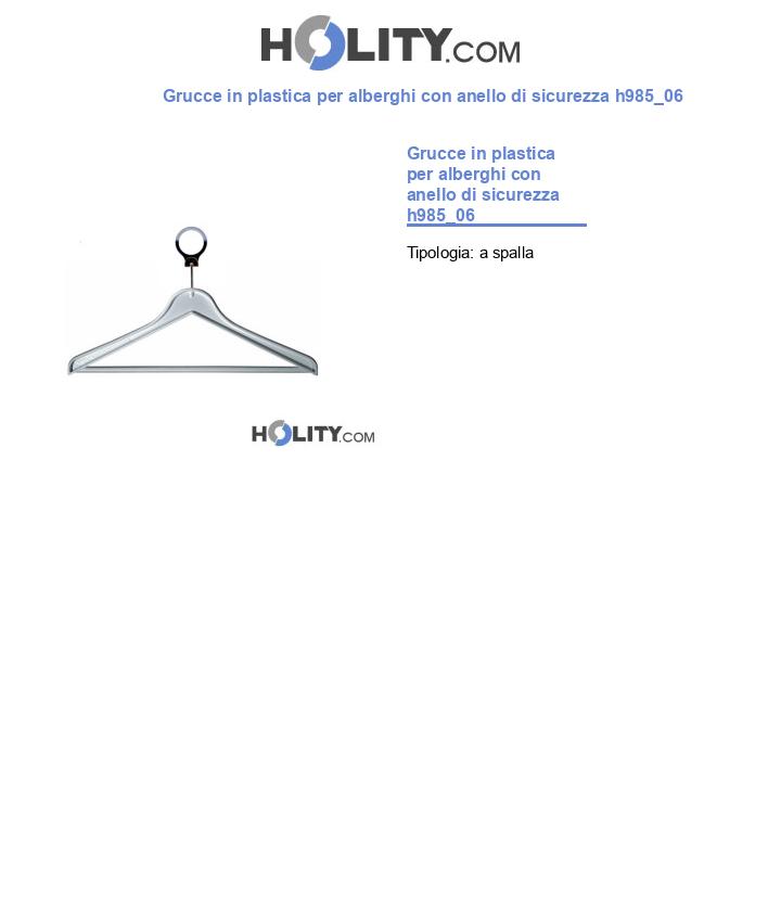 Grucce in plastica per alberghi con anello di sicurezza h985_06