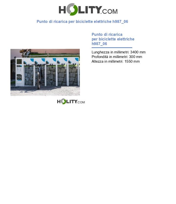 Punto di ricarica per biciclette elettriche h987_06
