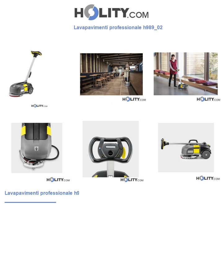 Lavapavimenti professionale h989_02
