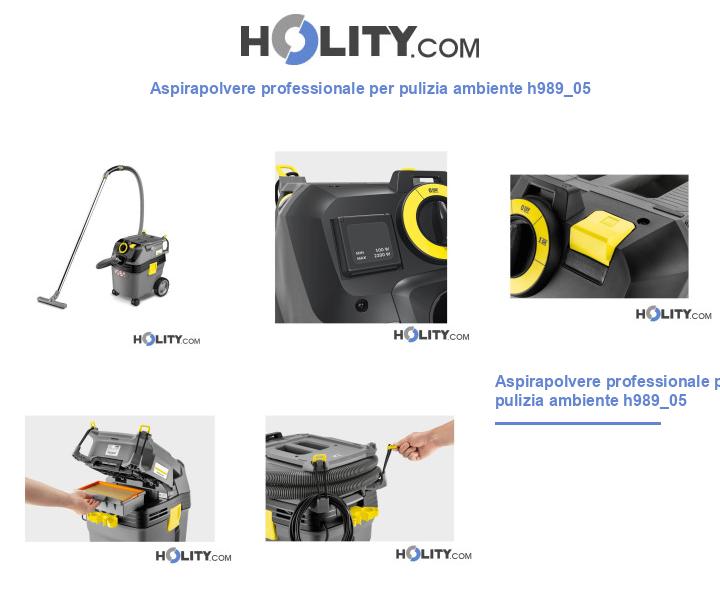 Aspirapolvere professionale per pulizia ambiente h989_05
