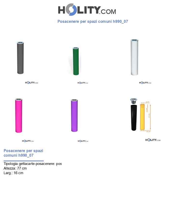 Posacenere per spazi comuni h990_07