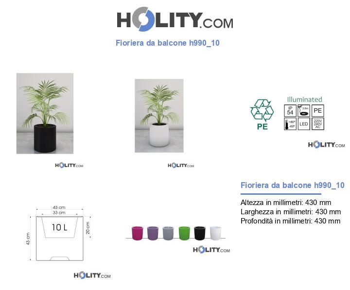 Fioriera da balcone h990_10