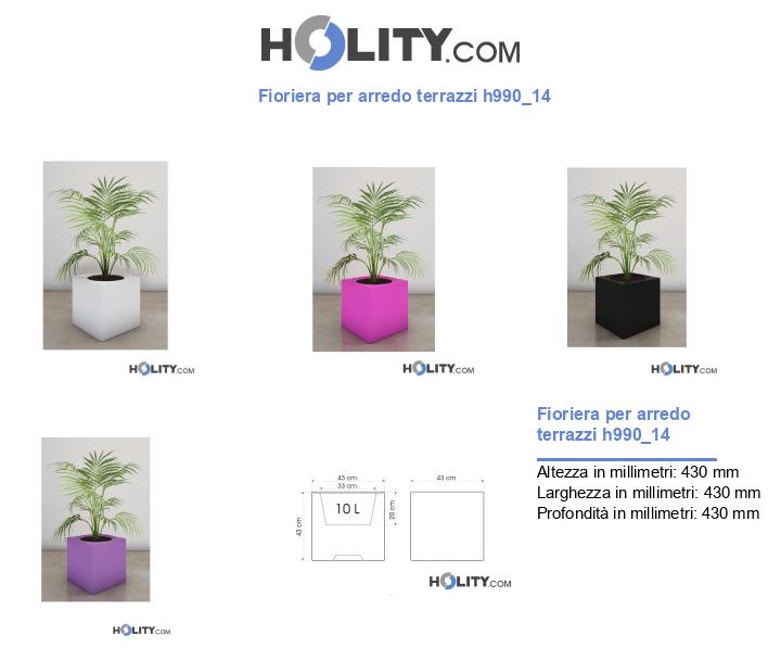 Fioriera per arredo terrazzi h990_14