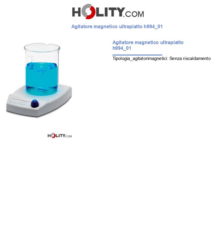 Agitatore magnetico ultrapiatto h994_01