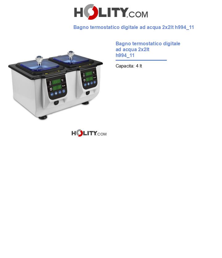 Bagno termostatico digitale ad acqua 2x2lt h994_11