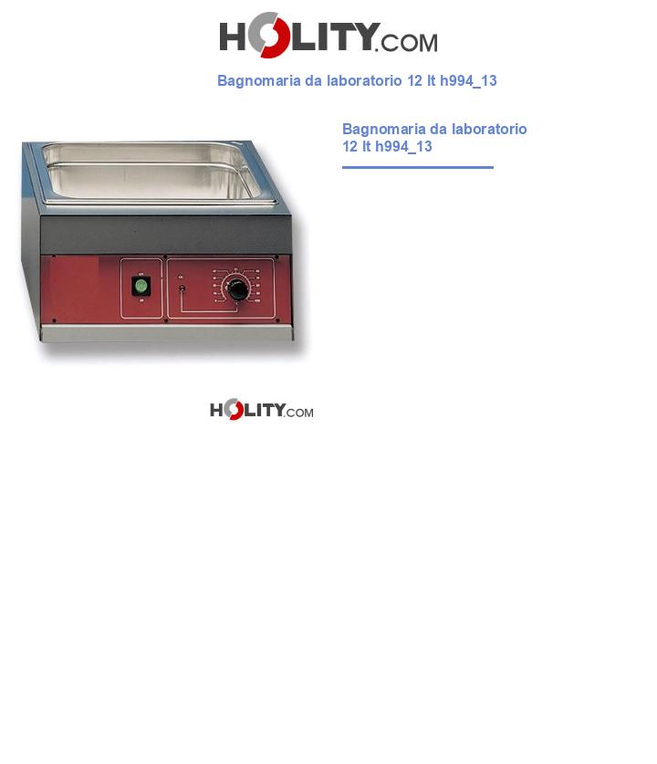 Bagnomaria da laboratorio 12 lt h994_13