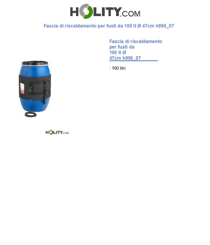 Fascia di riscaldamento per fusti da 100 lt Ø 47cm h995_07
