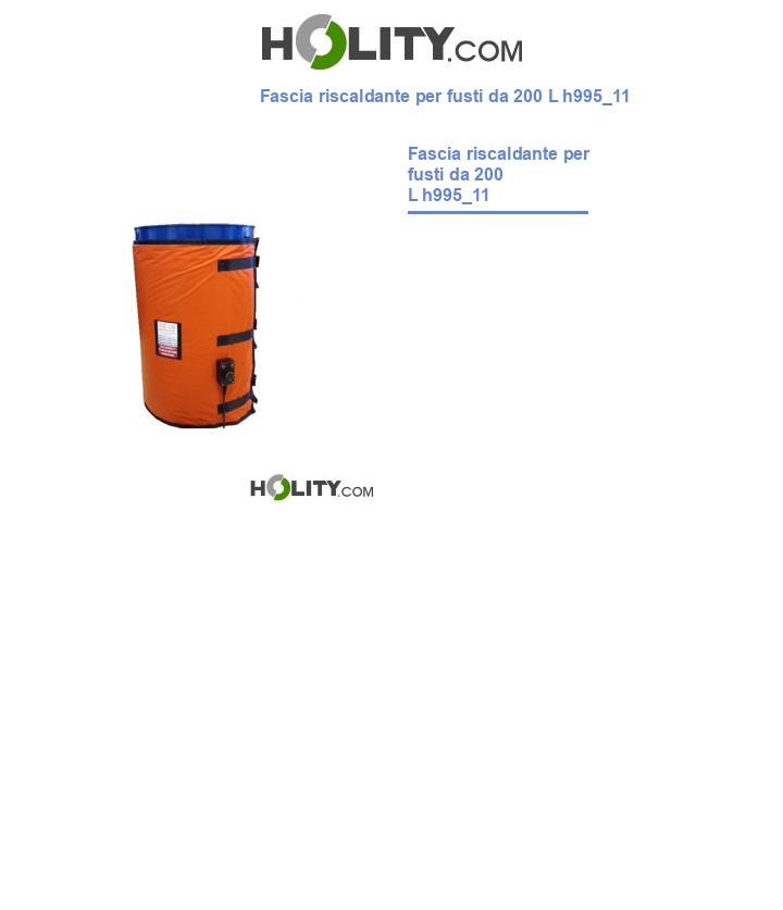 Fascia riscaldante per fusti da 200 L h995_11