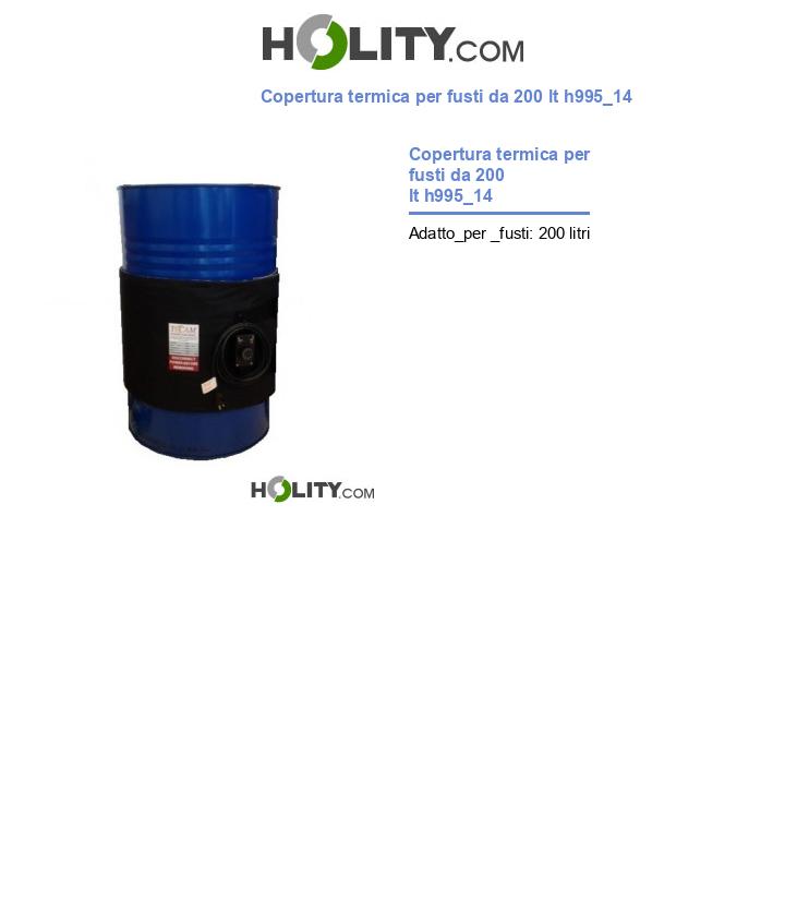 Copertura termica per fusti da 200 lt h995_14