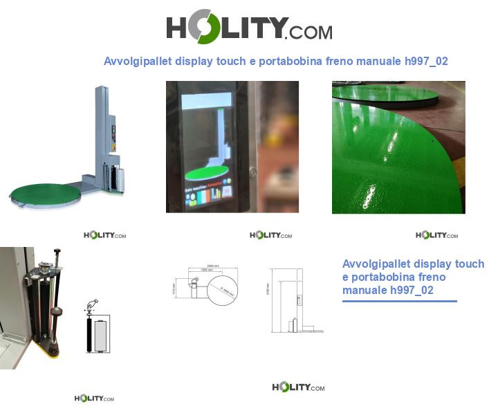 Avvolgipallet display touch e portabobina freno manuale h997_02