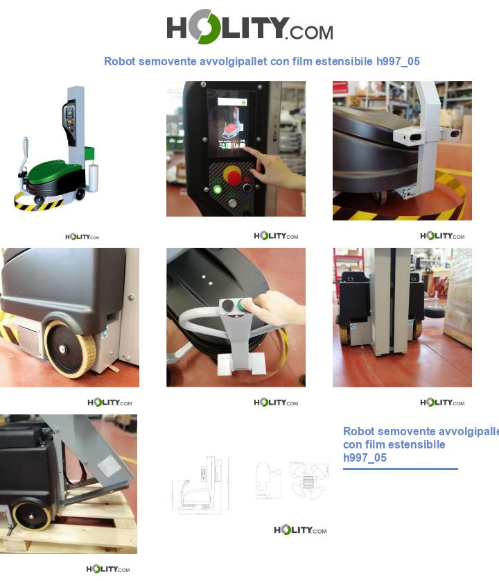 Robot semovente avvolgipallet con film estensibile h997_05