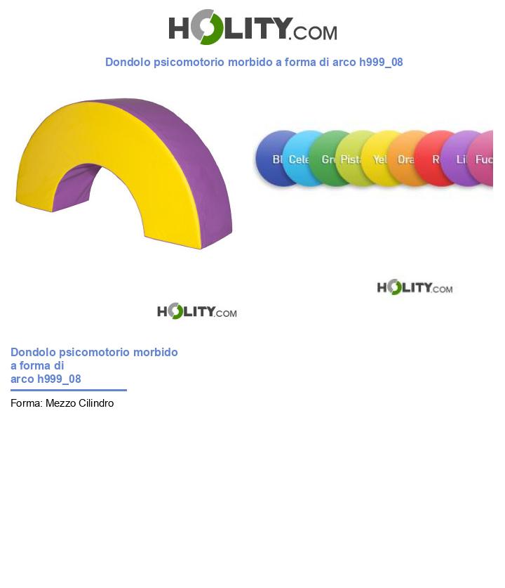 Dondolo psicomotorio morbido a forma di arco h999_08
