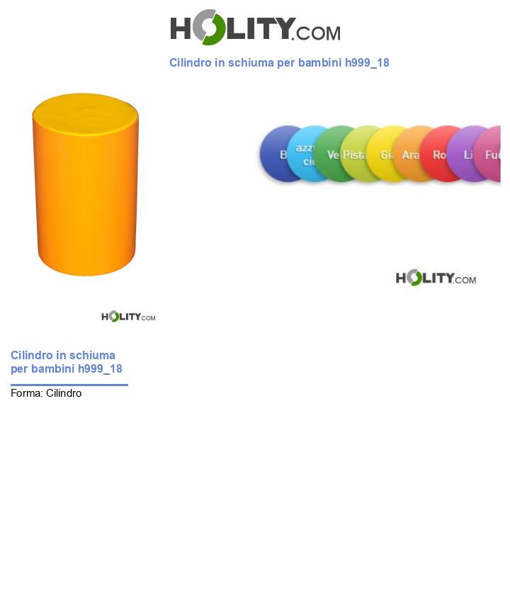 Cilindro in schiuma per bambini h999_18