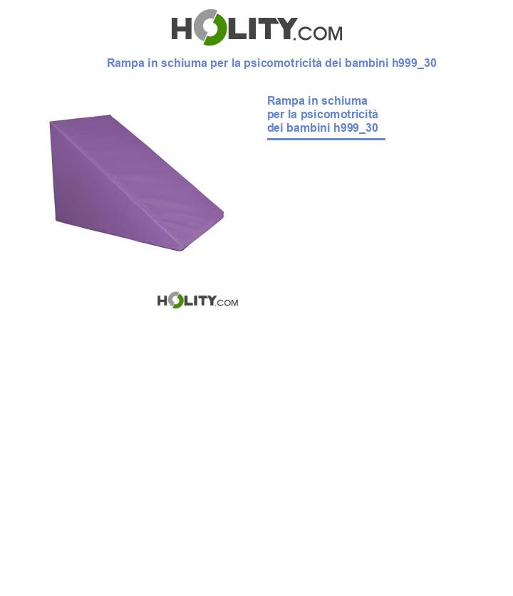 Rampa in schiuma per la psicomotricità dei bambini h999_30
