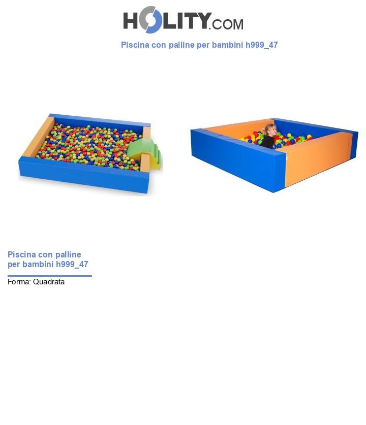 Piscina con palline per bambini h999_47