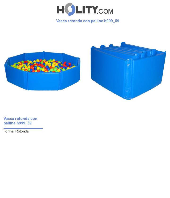 Vasca rotonda con palline h999_59