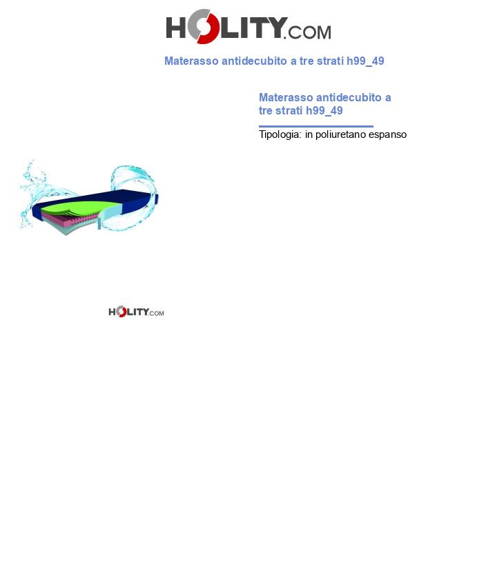 Materasso antidecubito a tre strati h99_49