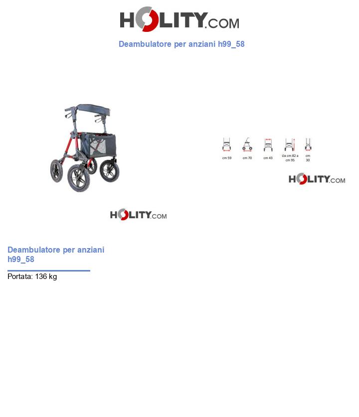 Deambulatore per anziani h99_58