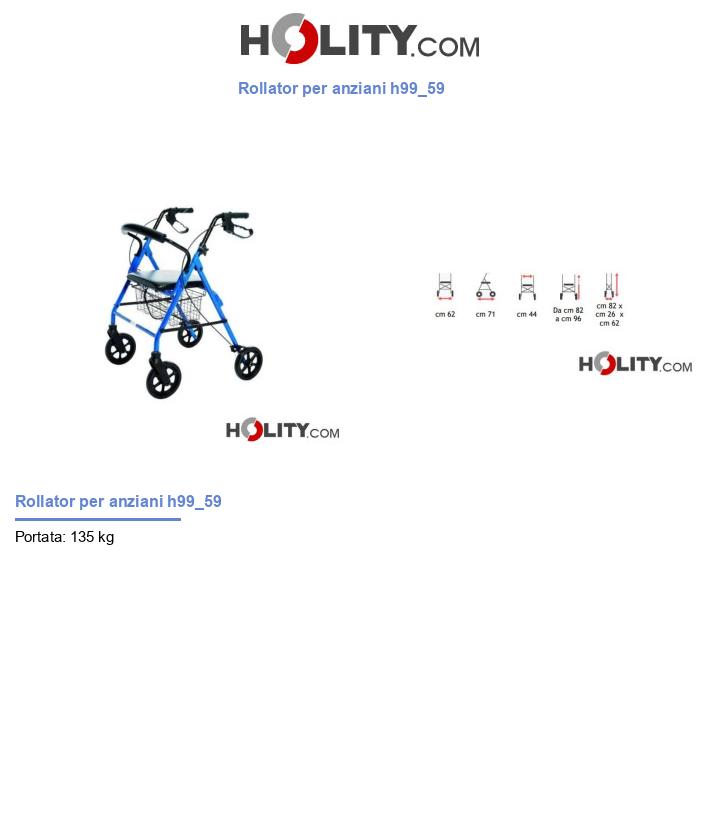 Rollator per anziani h99_59