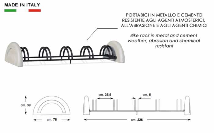 Rastrelliera-porta-biciclette-5-posti-in-metallo-e-cemento-h14063 