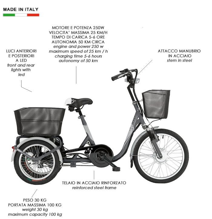 Acquisto \u003etricicli elettrici a pedalata assistita Grande vendita - OFF 63%
